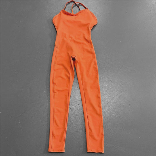 Backless Sports Lycra Fitness Overalls_14