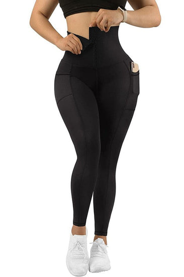 Corset leggings  Soft Body Shaper with Pockets_0