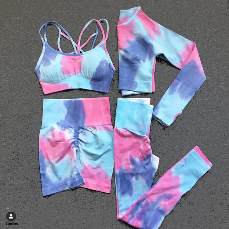 Women Dye Yoga Sportswear Set (available in 1pc. 2 pcs. and 3 pcs set)_20