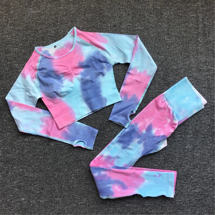 Women Dye Yoga Sportswear Set (available in 1pc. 2 pcs. and 3 pcs set)_38
