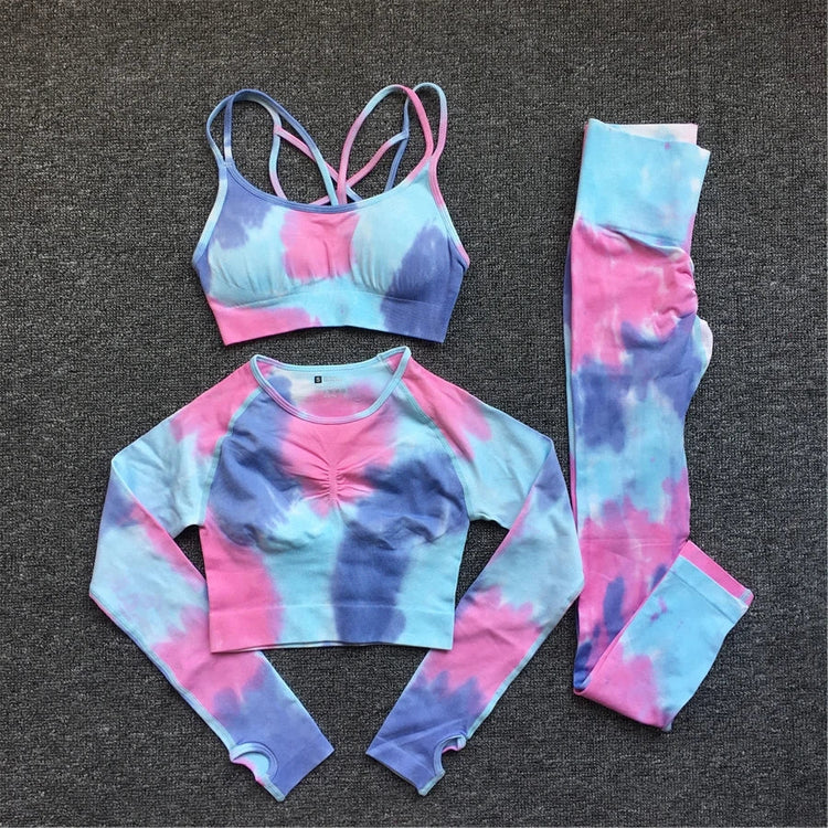 Women Dye Yoga Sportswear Set (available in 1pc. 2 pcs. and 3 pcs set)_39