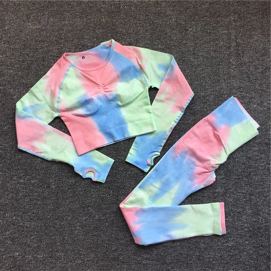 Women Dye Yoga Sportswear Set (available in 1pc. 2 pcs. and 3 pcs set)_9