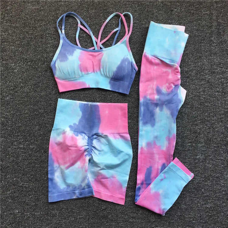 Women Dye Yoga Sportswear Set (available in 1pc. 2 pcs. and 3 pcs set)_22