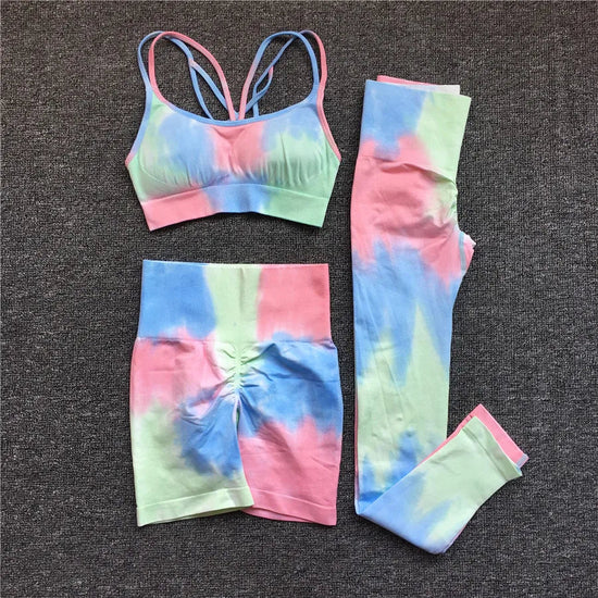 Women Dye Yoga Sportswear Set (available in 1pc. 2 pcs. and 3 pcs set)_21
