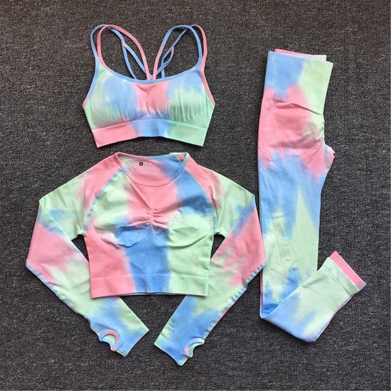 Women Dye Yoga Sportswear Set (available in 1pc. 2 pcs. and 3 pcs set)_10