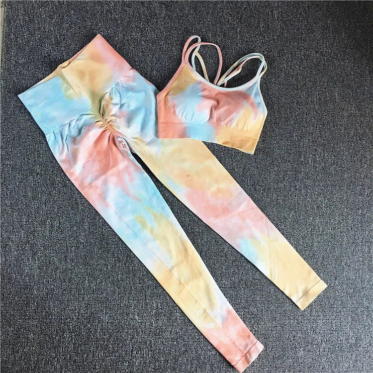 Women Dye Yoga Sportswear Set (available in 1pc. 2 pcs. and 3 pcs set)_24