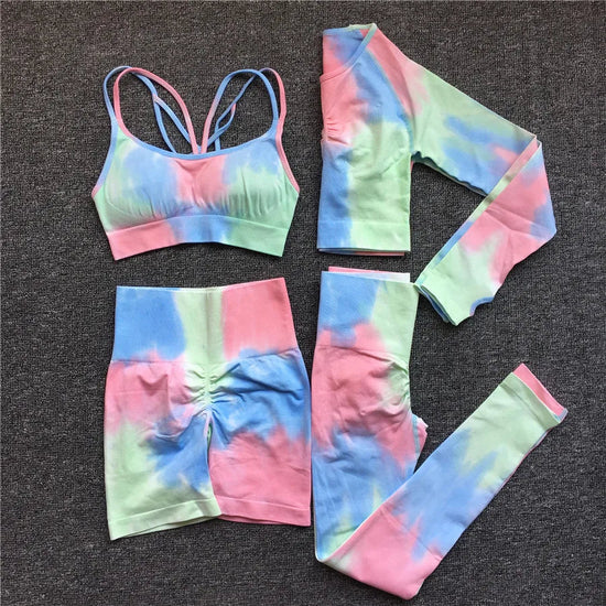 Women Dye Yoga Sportswear Set (available in 1pc. 2 pcs. and 3 pcs set)_25