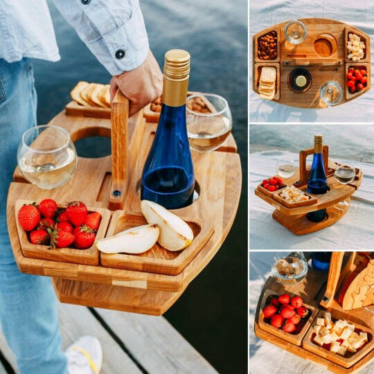 Portable Wine and Fruit Plate_2